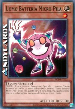 UOMO BATTERIA MICRO-PILA