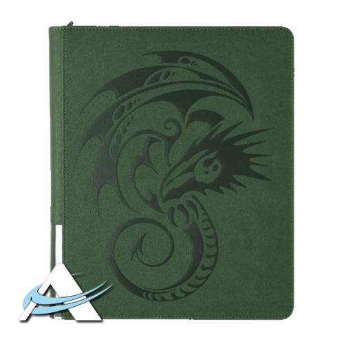 Dragon Shield Portfolio 9-Pocket Zipster REGULAR + 20 Pages - Forest Green
