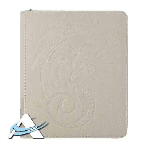 Dragon Shield Portfolio 9-Pocket Zipster REGULAR + 20 Pages - Ashen White