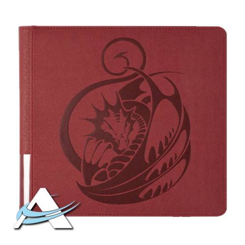 Dragon Shield Album 12 Tasche Zipster XL + 24 Pagine - Rosso Sangue