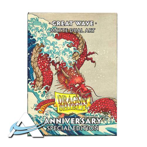 Bustine Protettive Standard Dragon Shield - DUAL ART METALLIC Great Wave Anniversary