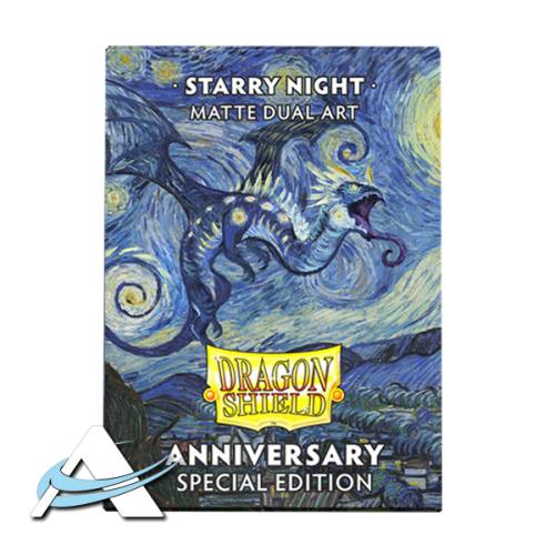 Bustine Protettive Standard Dragon Shield - DUAL ART Starry Night Anniversary