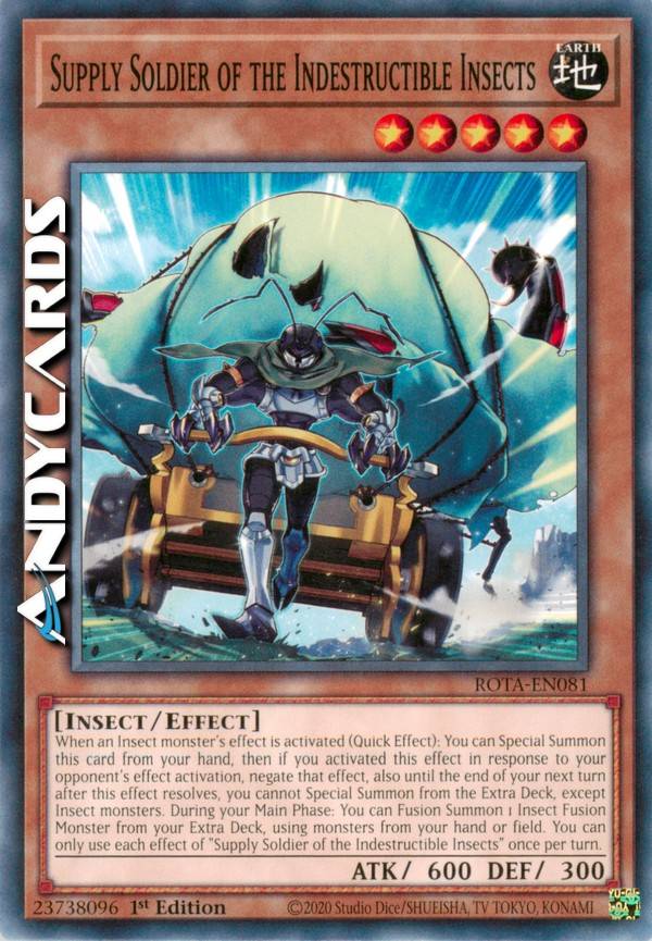 Supply Soldier of the Indestructible Insects | AndyCards Srl