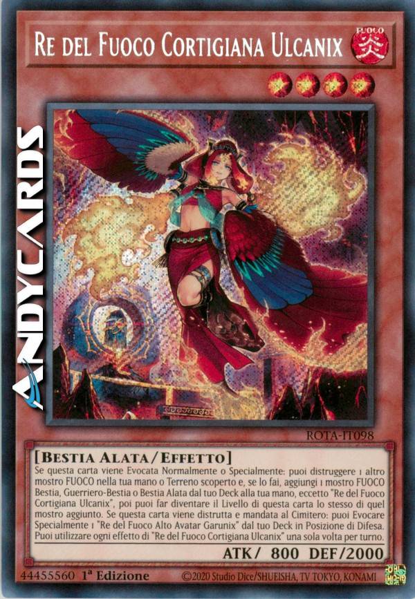 Fire King Courtier Ulcanix | AndyCards Srl