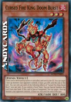 Maledetto Re del Fuoco Esplosione del Destino