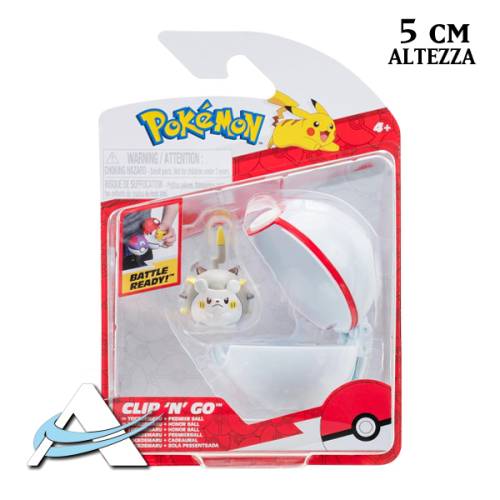 Mini Figure JAZWARES - Clip 'N' Go - Premier Ball, Togedemaru (5 cm)