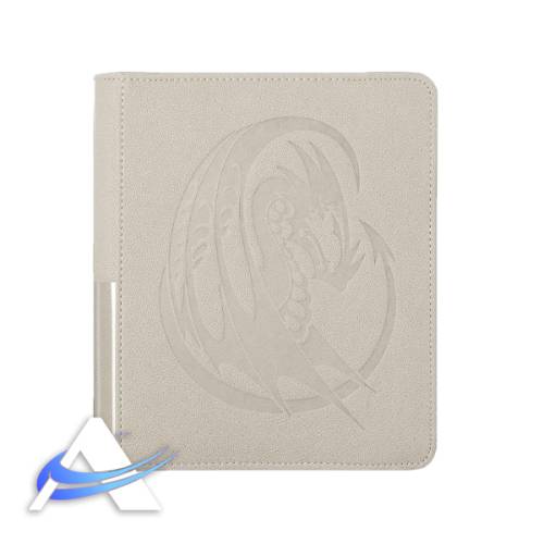 Dragon Shield Album 4 Tasche Zipster SMALL + 20 Pagine - Bianco Cenere