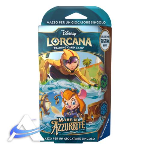 Starter Deck Disney Lorcana Azurite Sea - Emerald & Sapphire - IT