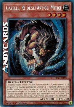 Gazelle, Re degli Artigli Mitici