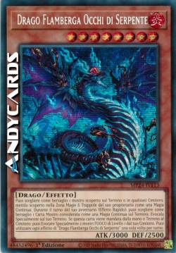 Drago Flamberga Occhi di Serpente