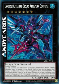 Lanciere Cavaliere Oscuro Armatura Completa