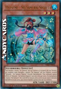 HATSUME - SEI SAMURAI SEGRETA