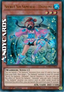 HATSUME - SEI SAMURAI SEGRETA