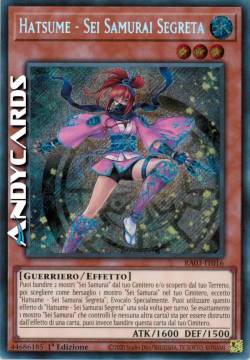 HATSUME - SEI SAMURAI SEGRETA
