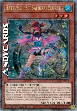 HATSUME - SEI SAMURAI SEGRETA
