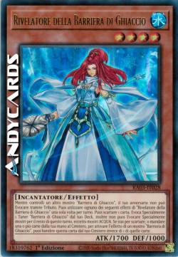 RIVELATORE DELLA BARRIERA DI GHIACCIO