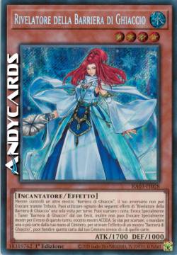 RIVELATORE DELLA BARRIERA DI GHIACCIO