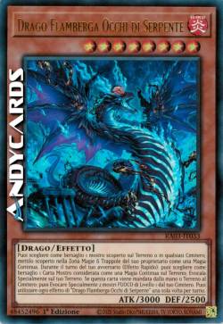 Drago Flamberga Occhi di Serpente