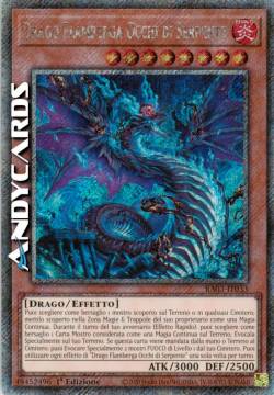 Drago Flamberga Occhi di Serpente
