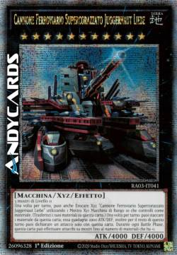 CANNONE FERROVIARIO SUPERCORAZZATO JUGGERNAUT LIEBE