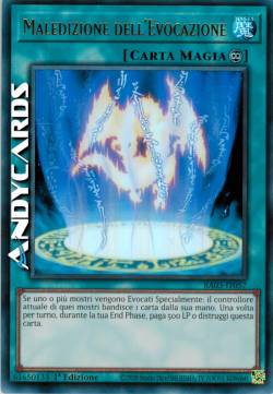MALEDIZIONE DELL'EVOCAZIONE