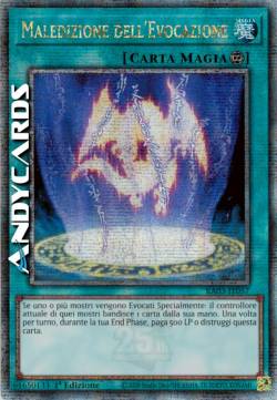 MALEDIZIONE DELL'EVOCAZIONE