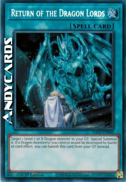 RITORNO DEI SIGNORI DEI DRAGHI