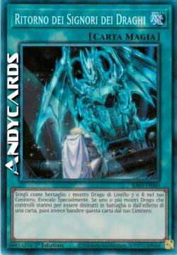 RITORNO DEI SIGNORI DEI DRAGHI