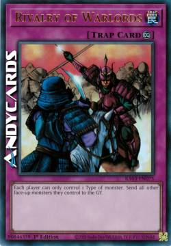 RIVALITÀ DEI SIGNORI DELLA GUERRA