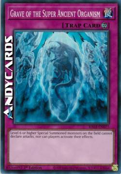 TOMBA DELL'ORGANISMO SUPER ANTICO