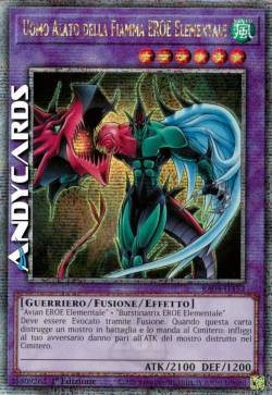 UOMO ALATO DELLA FIAMMA EROE ELEMENTALE