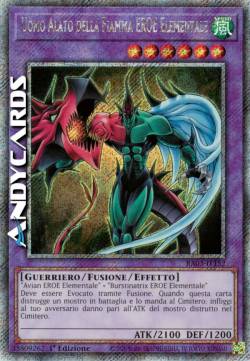 UOMO ALATO DELLA FIAMMA EROE ELEMENTALE