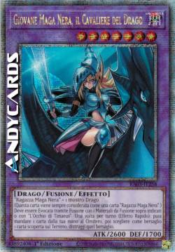 GIOVANE MAGA NERA, IL CAVALIERE DEL DRAGO