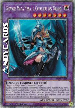 GIOVANE MAGA NERA, IL CAVALIERE DEL DRAGO