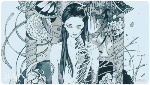 Playmat Ultra PRO Magic The Gathering -  Secret Lair Camp Totally Safe - Visions of Beyond