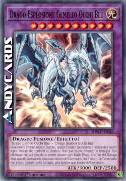 DRAGO ESPLOSIONE GEMELLO OCCHI BLU