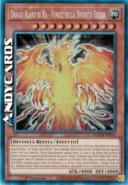DRAGO ALATO DI RA - FENICE DELLA DIVINITÀ EGIZIA
