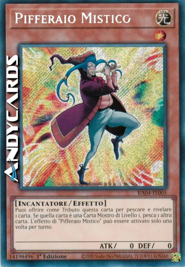 yugioh mystic piper deck (Secret Rare) - RA04-EN005 - Secret Rare Yugioh! 3x Mystic Piper RA04-EN005