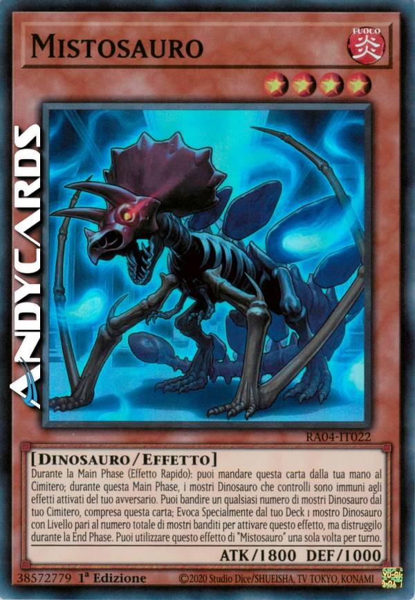 miscellaneous yugioh cards MAGO-EN015 Miscellaneousaurus | 1st Edition Type monsters you control are unaffected by your opponents activated effects MISCELLANEOUSAURUS