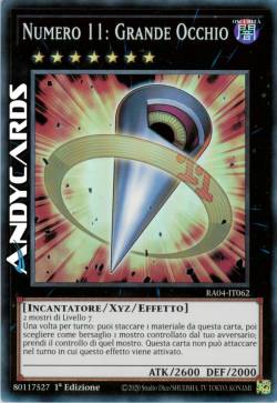 NUMERO 11: GRANDE OCCHIO