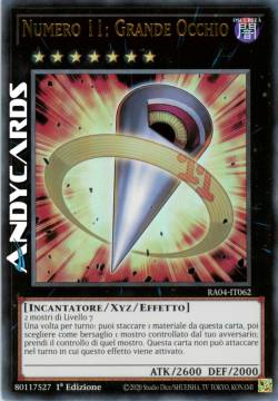 NUMERO 11: GRANDE OCCHIO