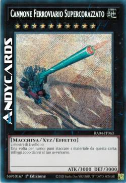 CANNONE FERROVIARIO SUPERCORAZZATO