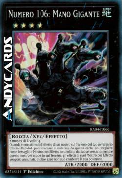 NUMERO 106: MANO GIGANTE