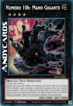 NUMERO 106: MANO GIGANTE