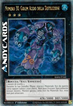 NUMERO 30: GOLEM ACIDO DELLA DISTRUZIONE