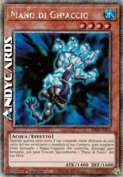 MANO DI GHIACCIO