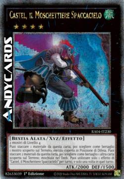 CASTEL, IL MOSCHETTIERE SPACCACIELO