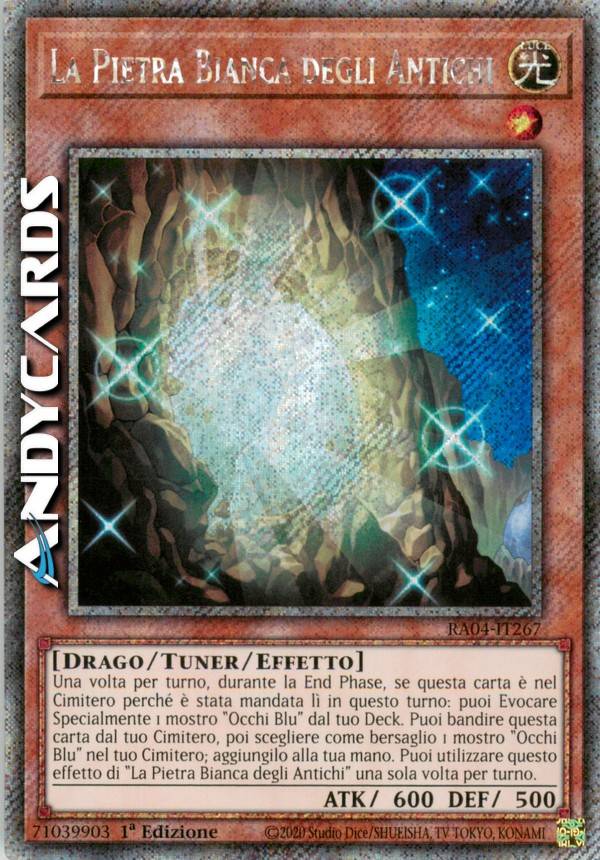 Yu-Gi-Oh! The White Stone Of Ancients Card - MP17-EN013 - Ultra Rare 1st Edition