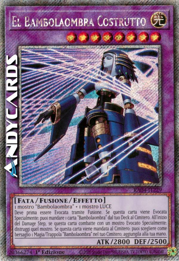 EL SHADDOLL CONSTRUCT | AndyCards Srl