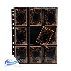 God Player 50 Pagine per Raccoglitore - Naxgos, il Dio della Protezione - 18 Tasche - Nero